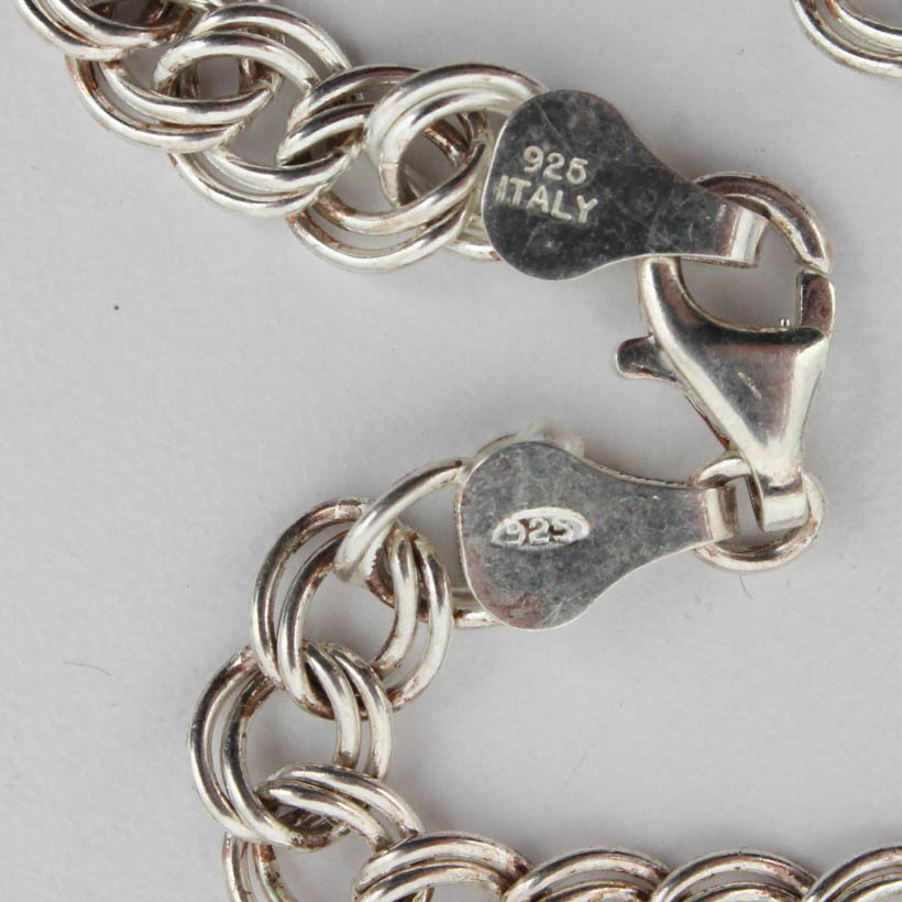 Sterling Silver Chain Link Bracelet Selection
