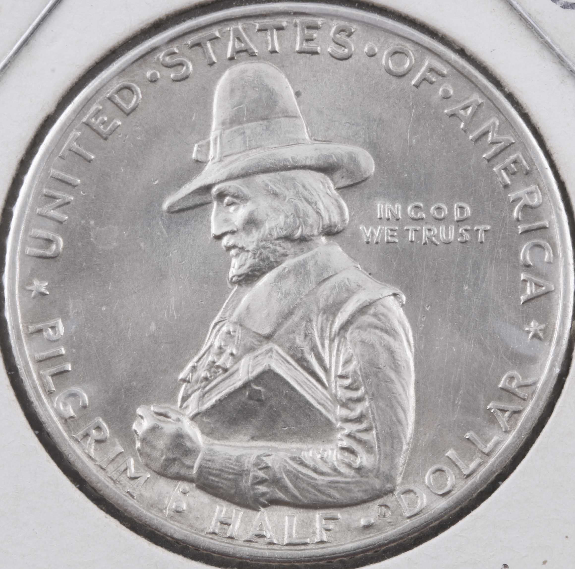 1920 Pilgrim Tercentenary Commemorative Silver Half Dollar