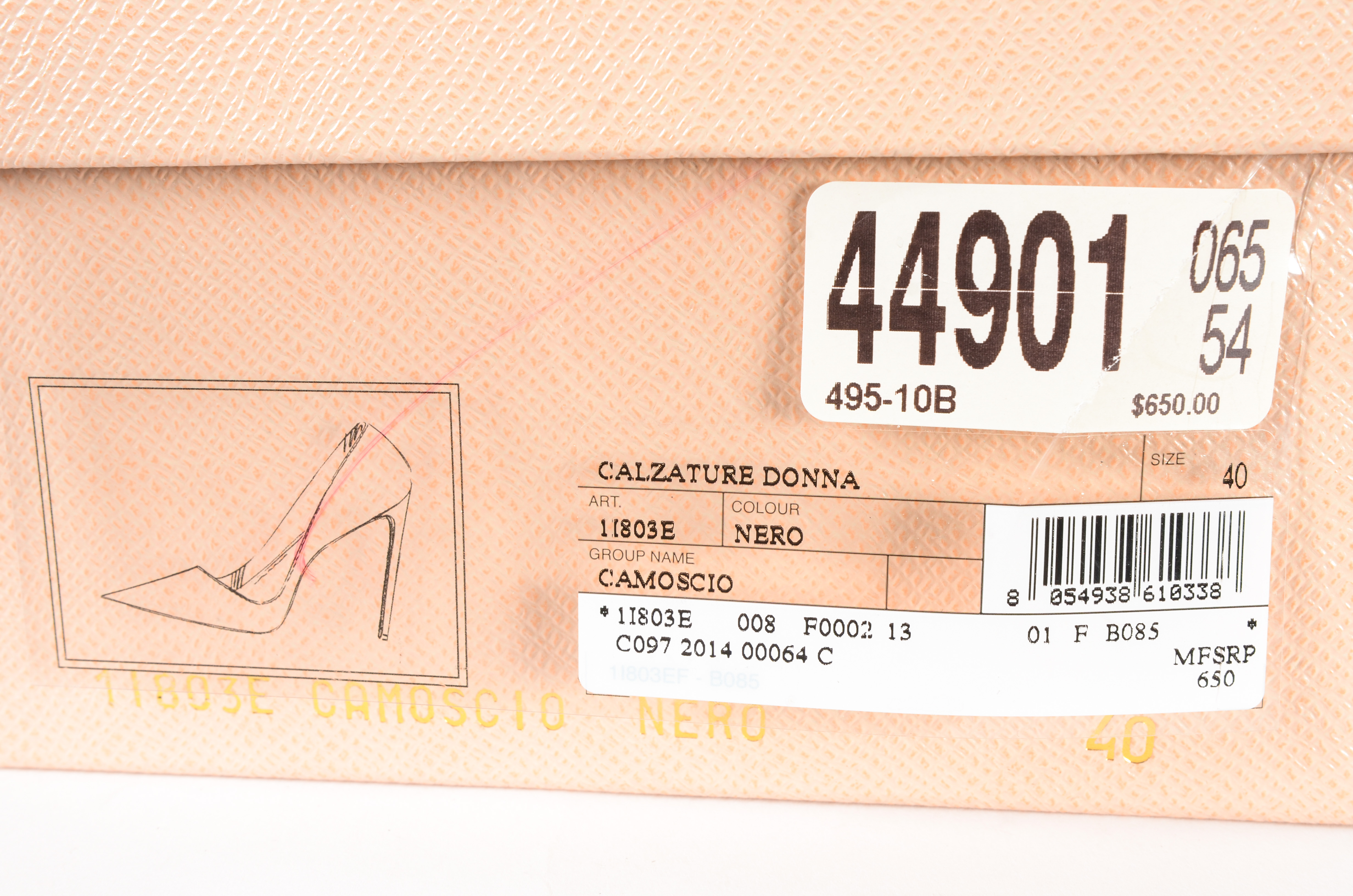 Prada Classic Black Suede Pumps