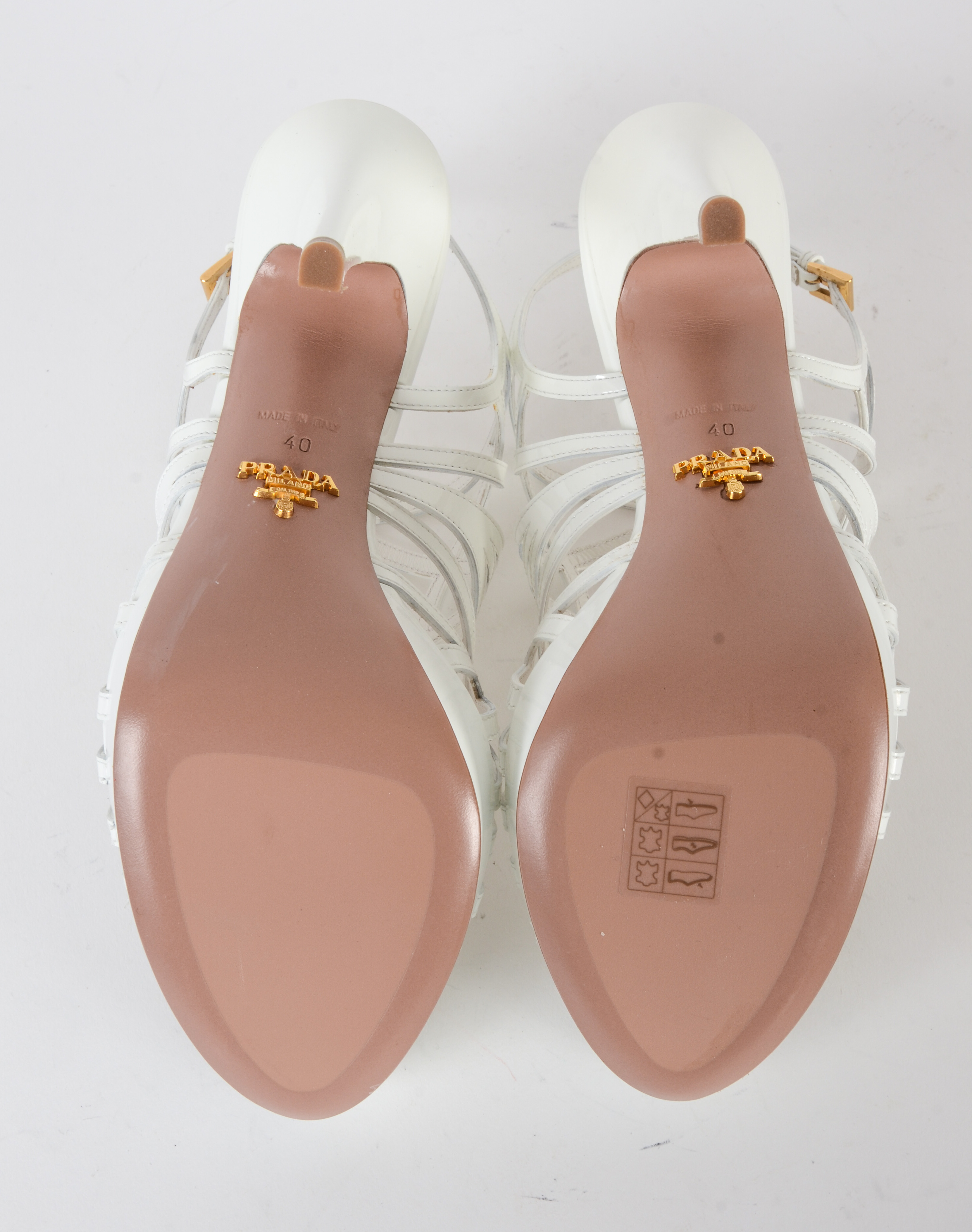 Prada Strappy Platform Heels