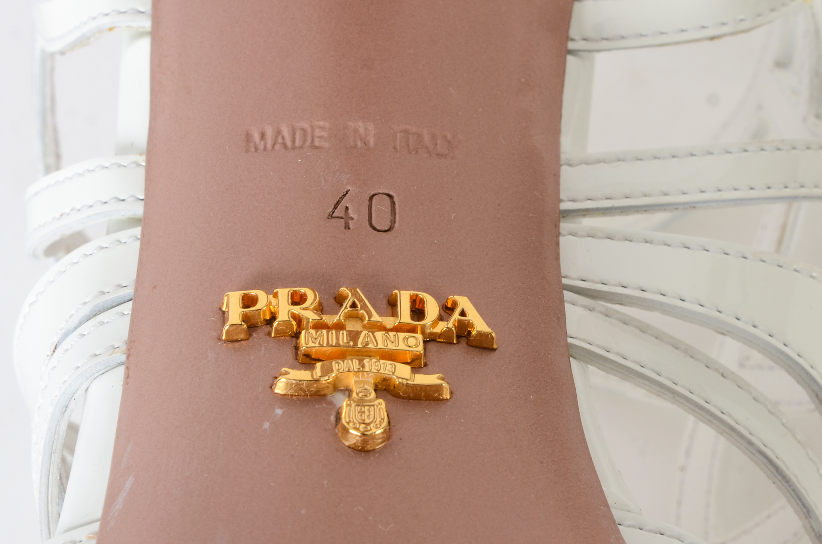 Prada Strappy Platform Heels