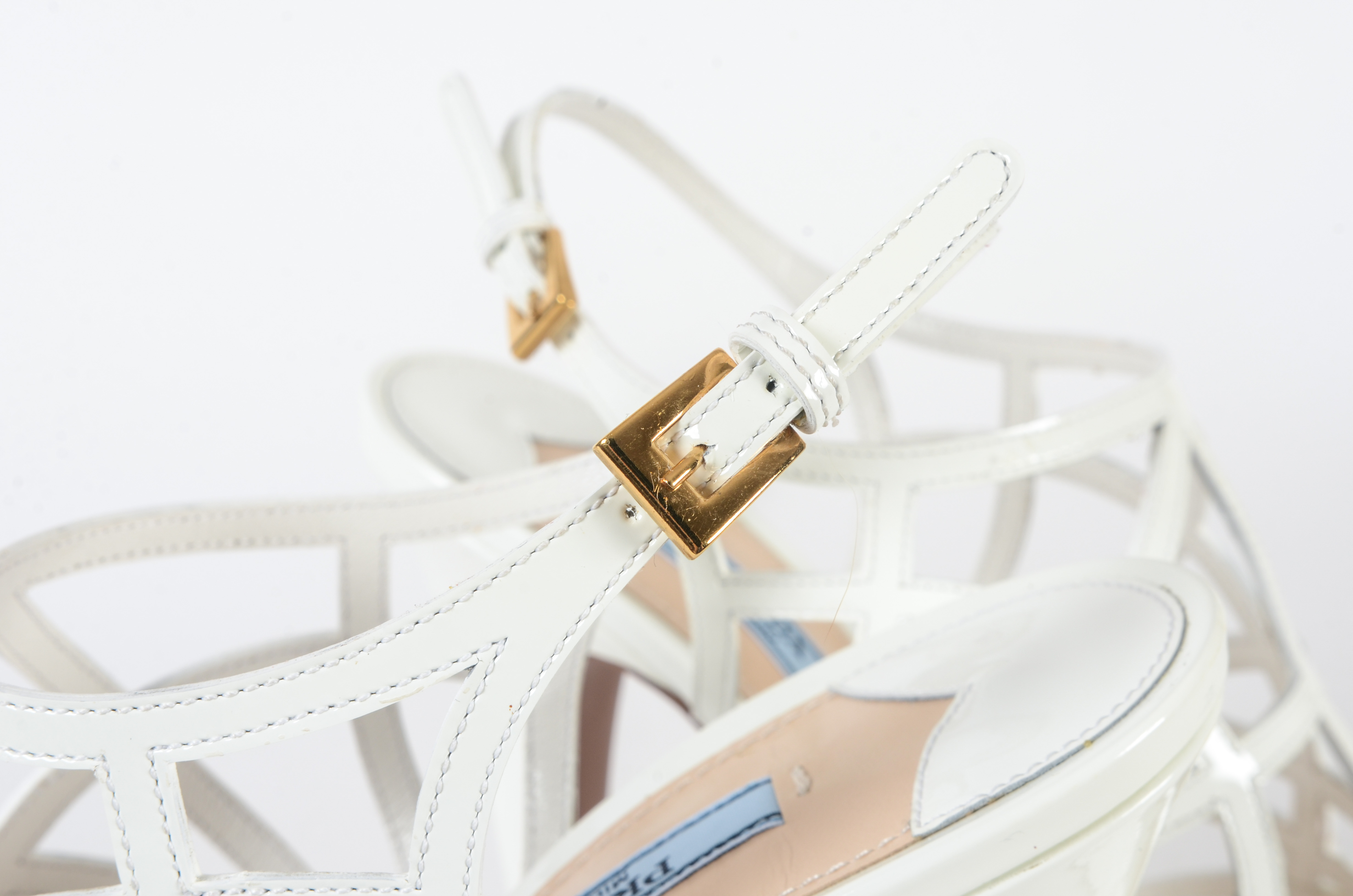 Prada Strappy Platform Heels