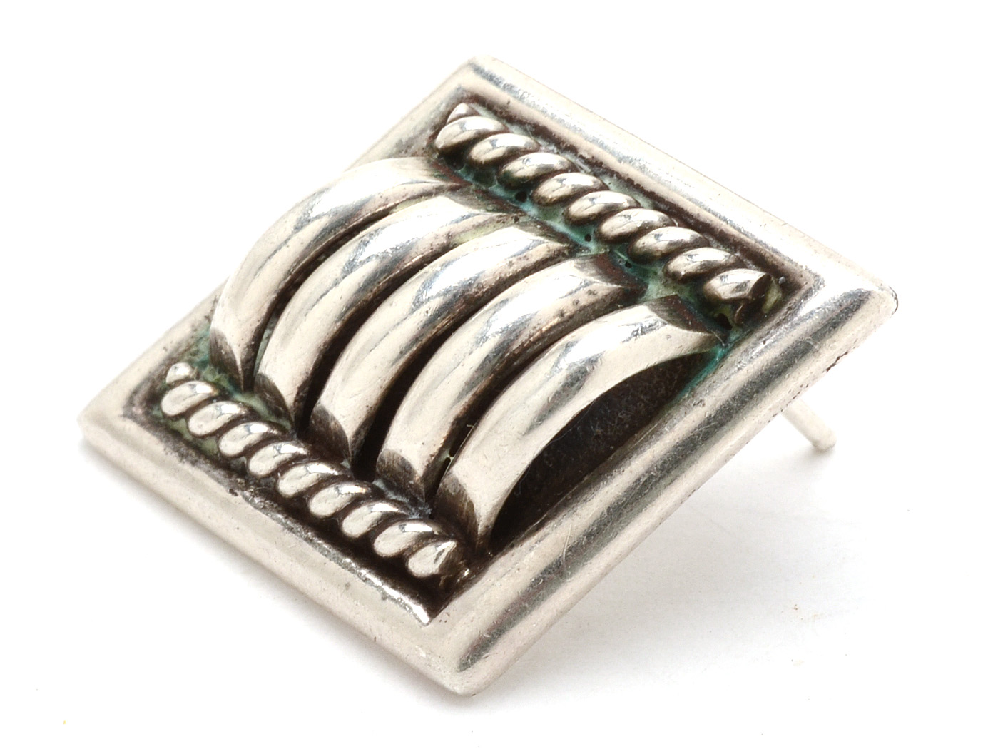 Tom Charley Native American Navajo Sterling Silver Earrings