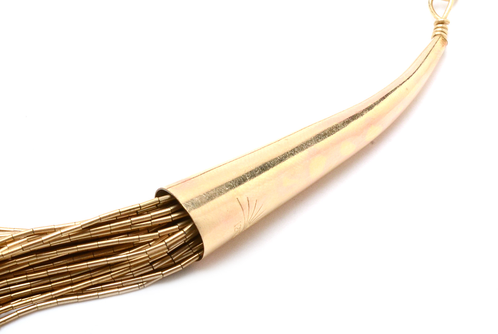 Southwestern Liquid Gold Filled Multi-Strand Necklace