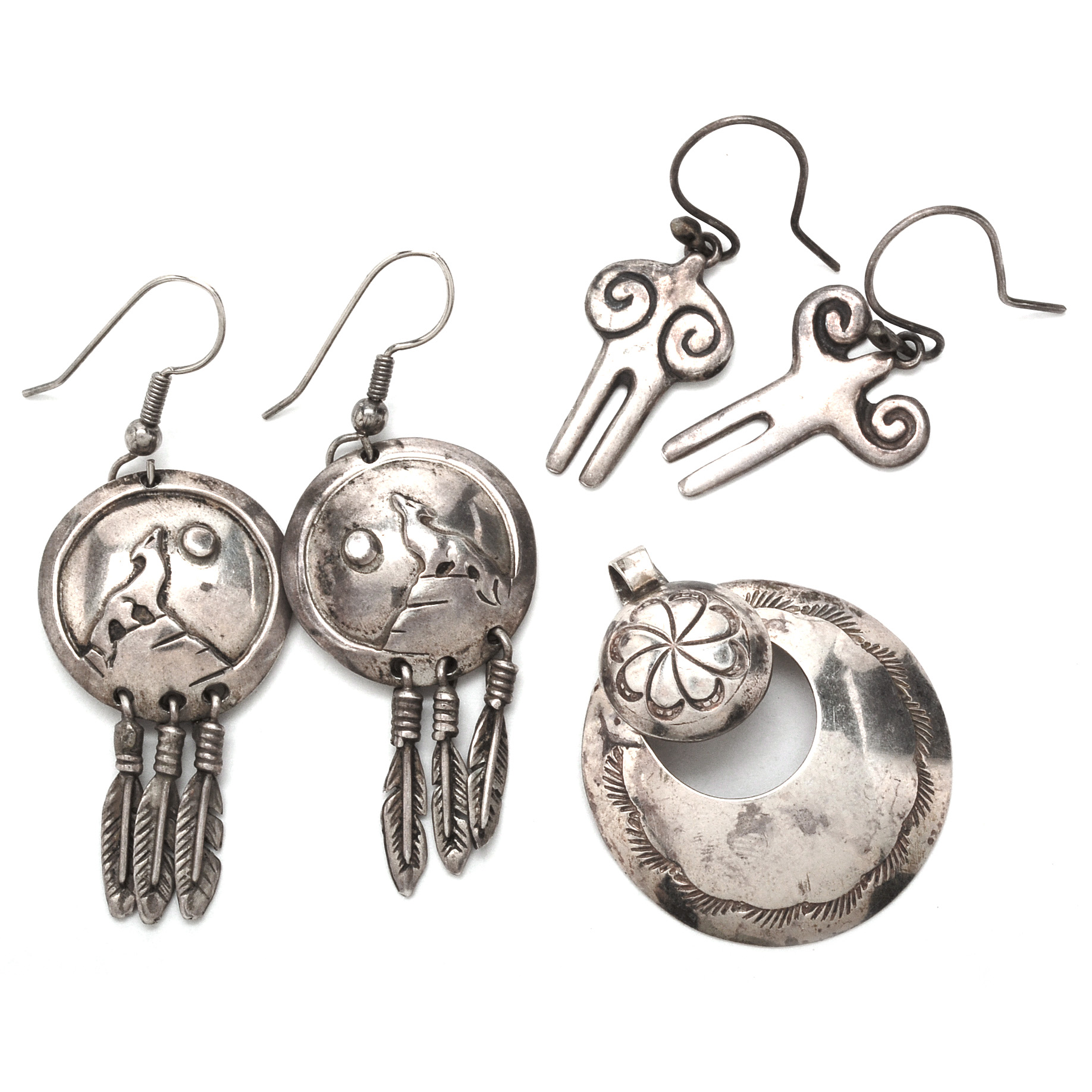 Group of Southwestern Sterling Silver Jewelry
