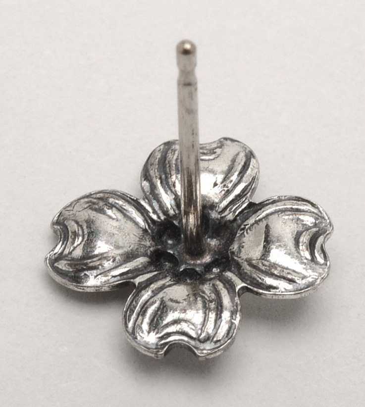 Handmade Sterling Silver Dogwood Flower Bracelet and Earrings