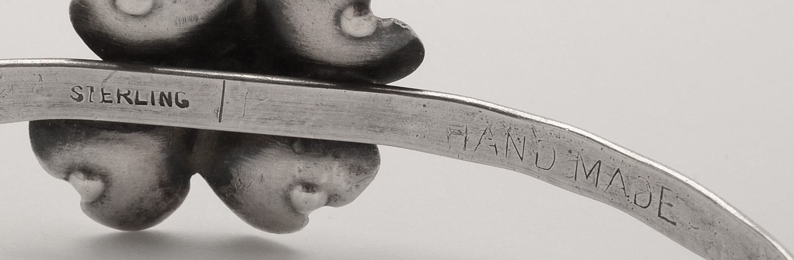 Handmade Sterling Silver Dogwood Flower Bracelet and Earrings