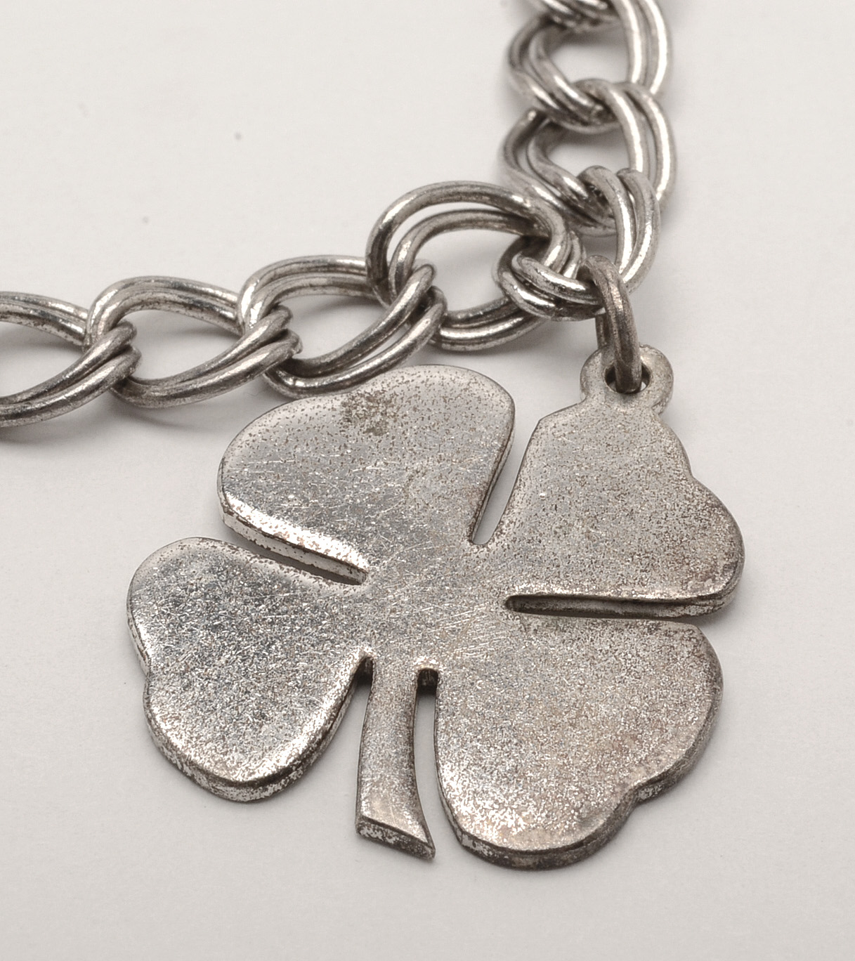 Vintage Sterling Silver Charm Bracelet with Two Danecraft Charms