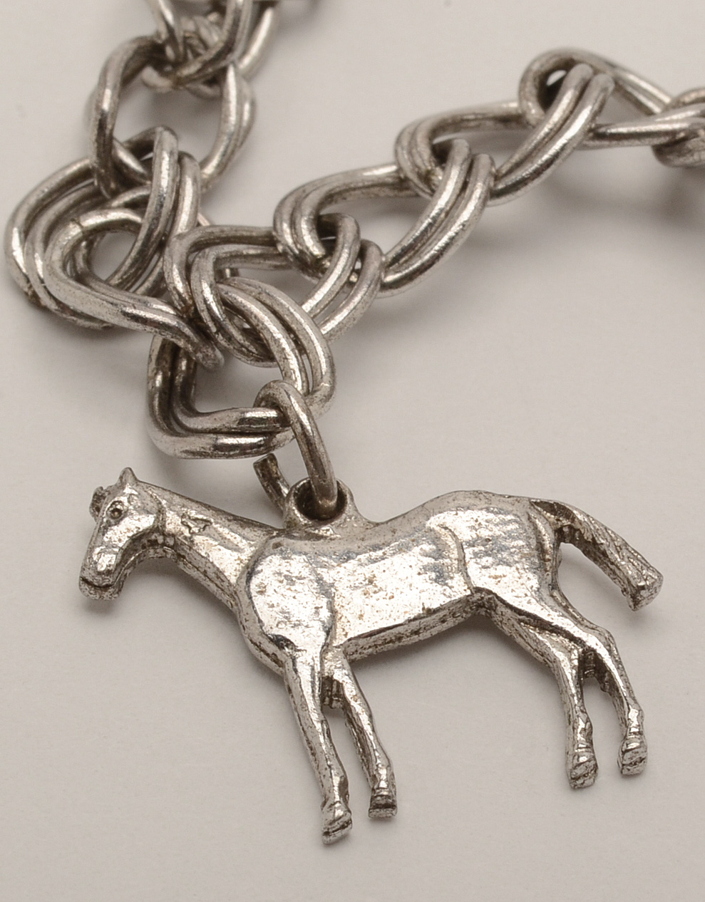 Vintage Sterling Silver Charm Bracelet with Two Danecraft Charms