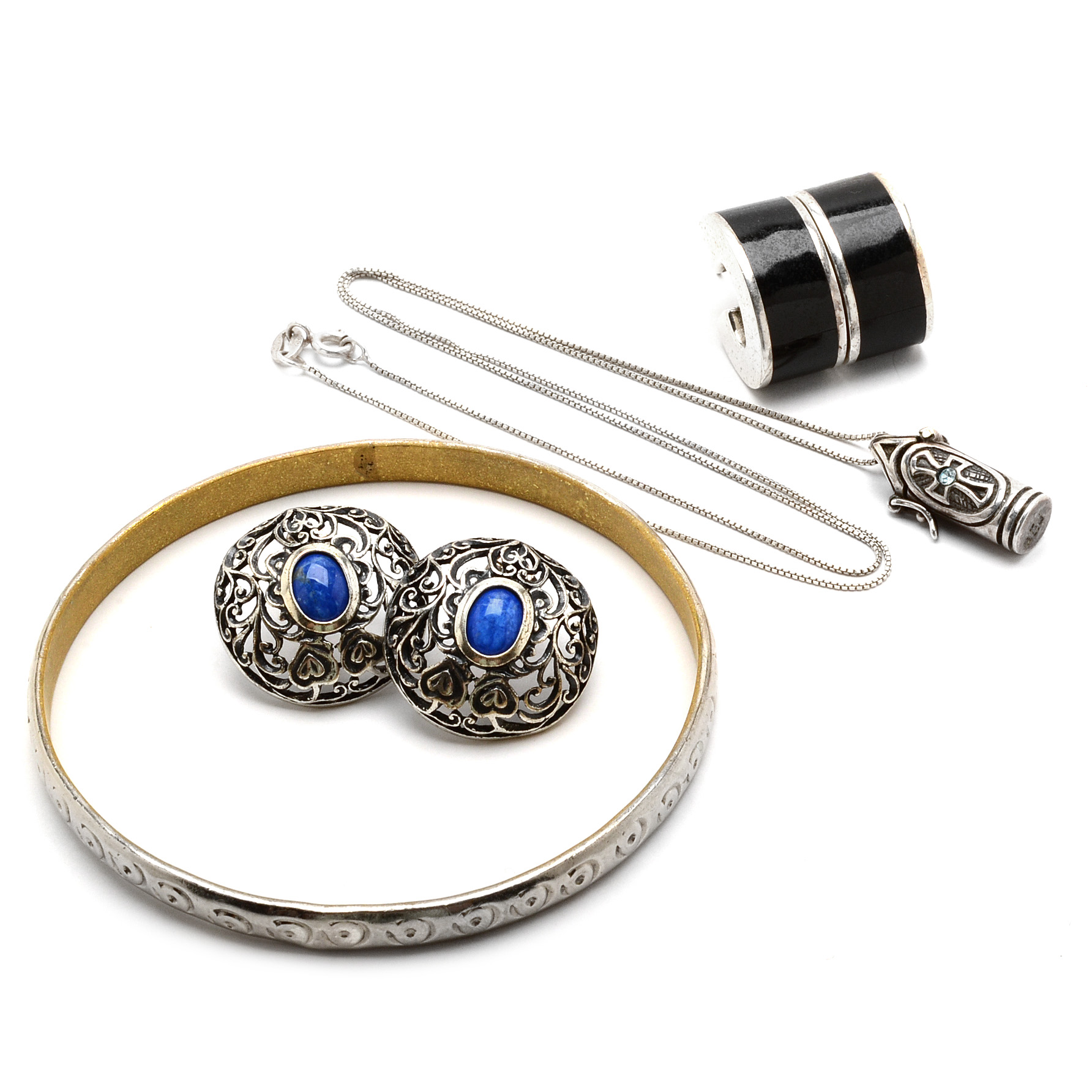 Group of Vintage Sterling Silver Jewelry