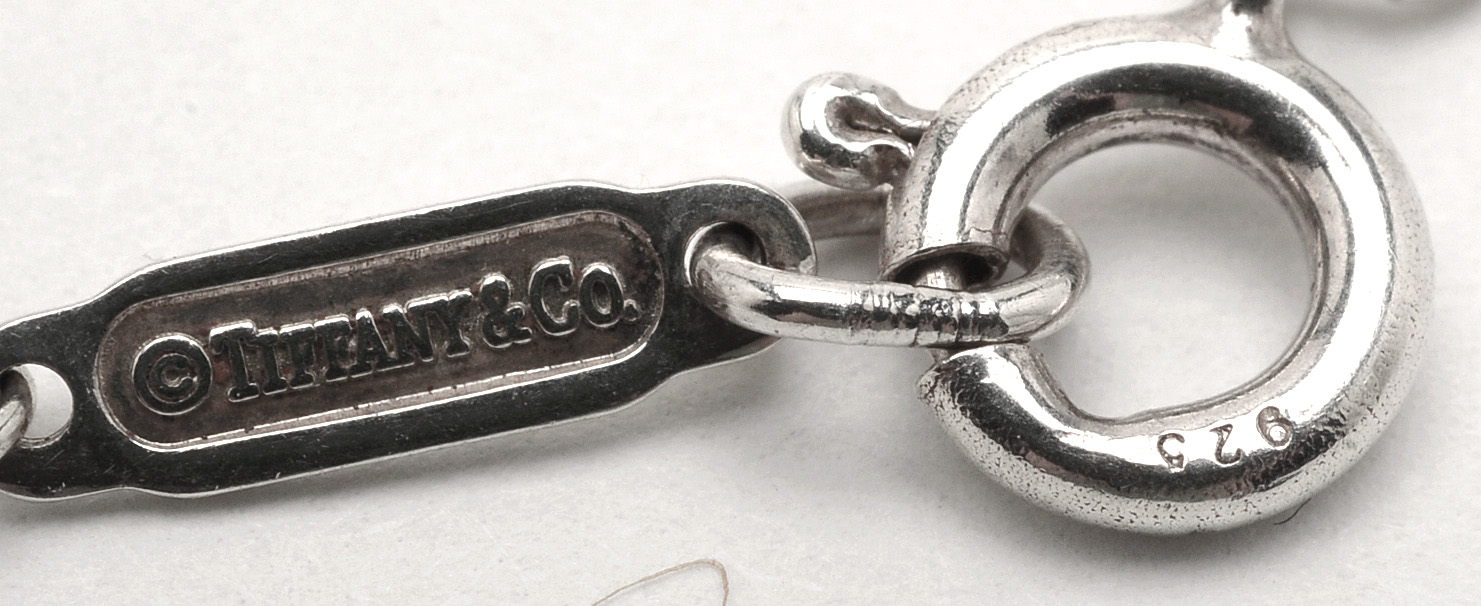 Tiffany & Co. Sterling Silver 1837 Pendant Necklace