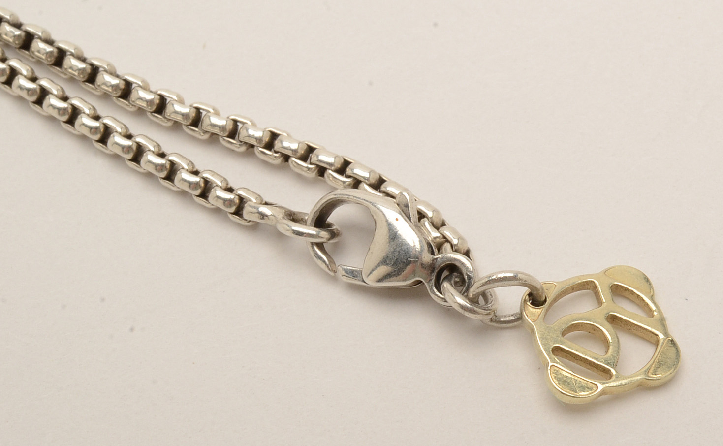 David Yurman Sterling Silver Cross Pendant Necklace