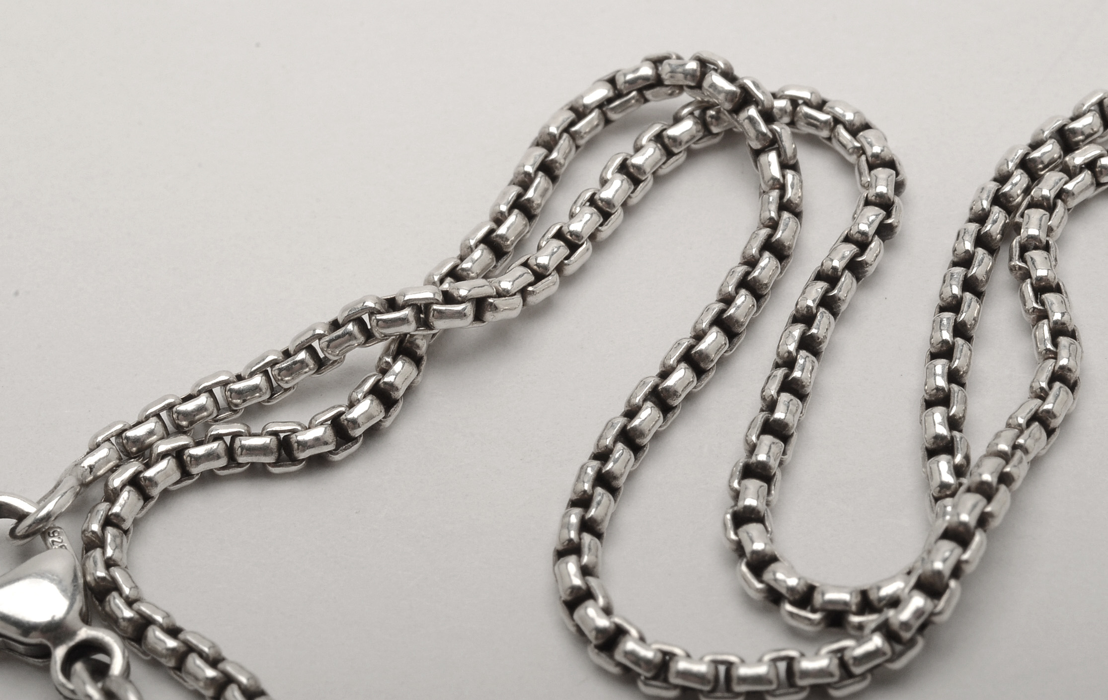 David Yurman Sterling Silver Cross Pendant Necklace