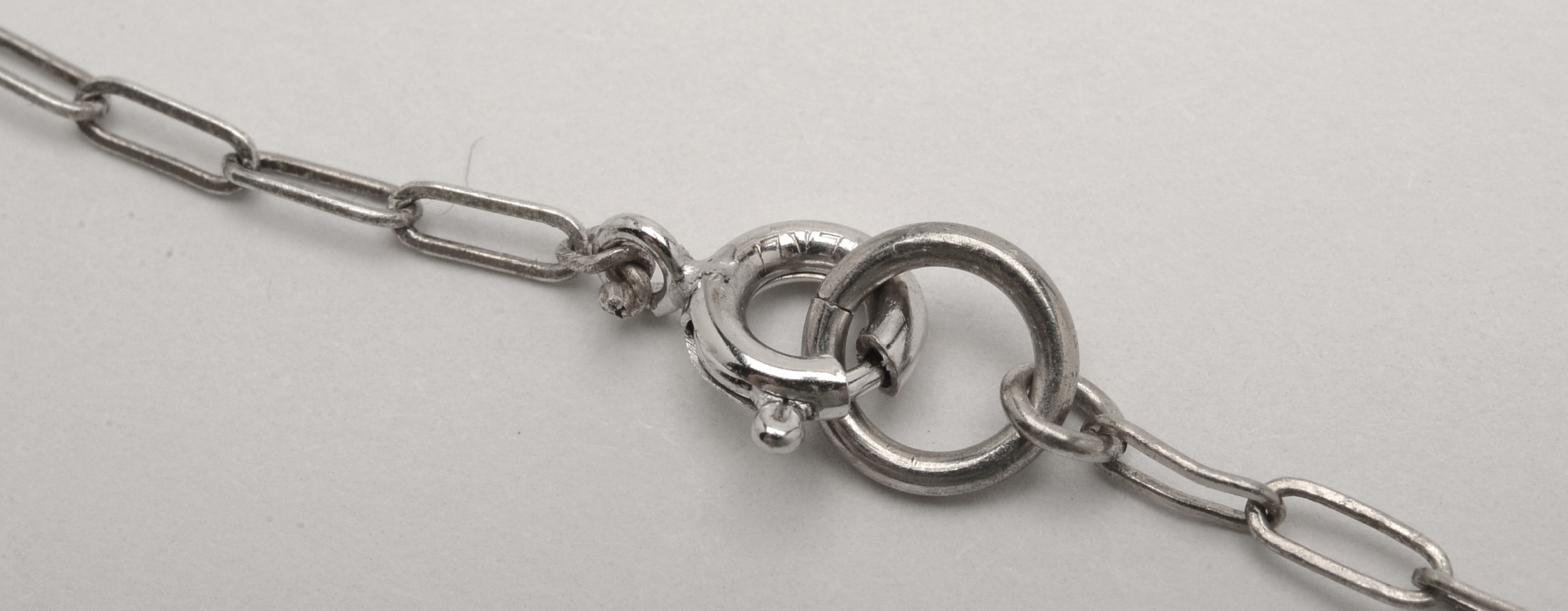 Early 20th Century Sterling Carnelian and Marcasite Link Necklace