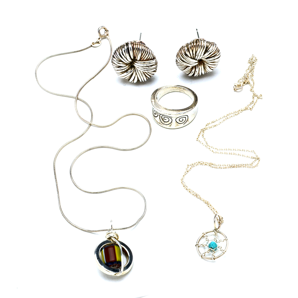 Group of Sterling Silver Jewelry Including Carolyn Pollack