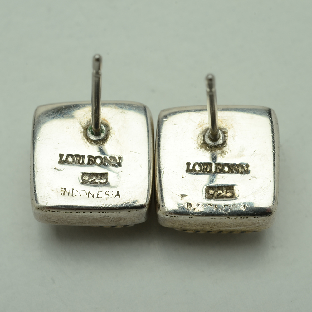 Group of Sterling Silver Jewelry Including Lori Bonn Earrings