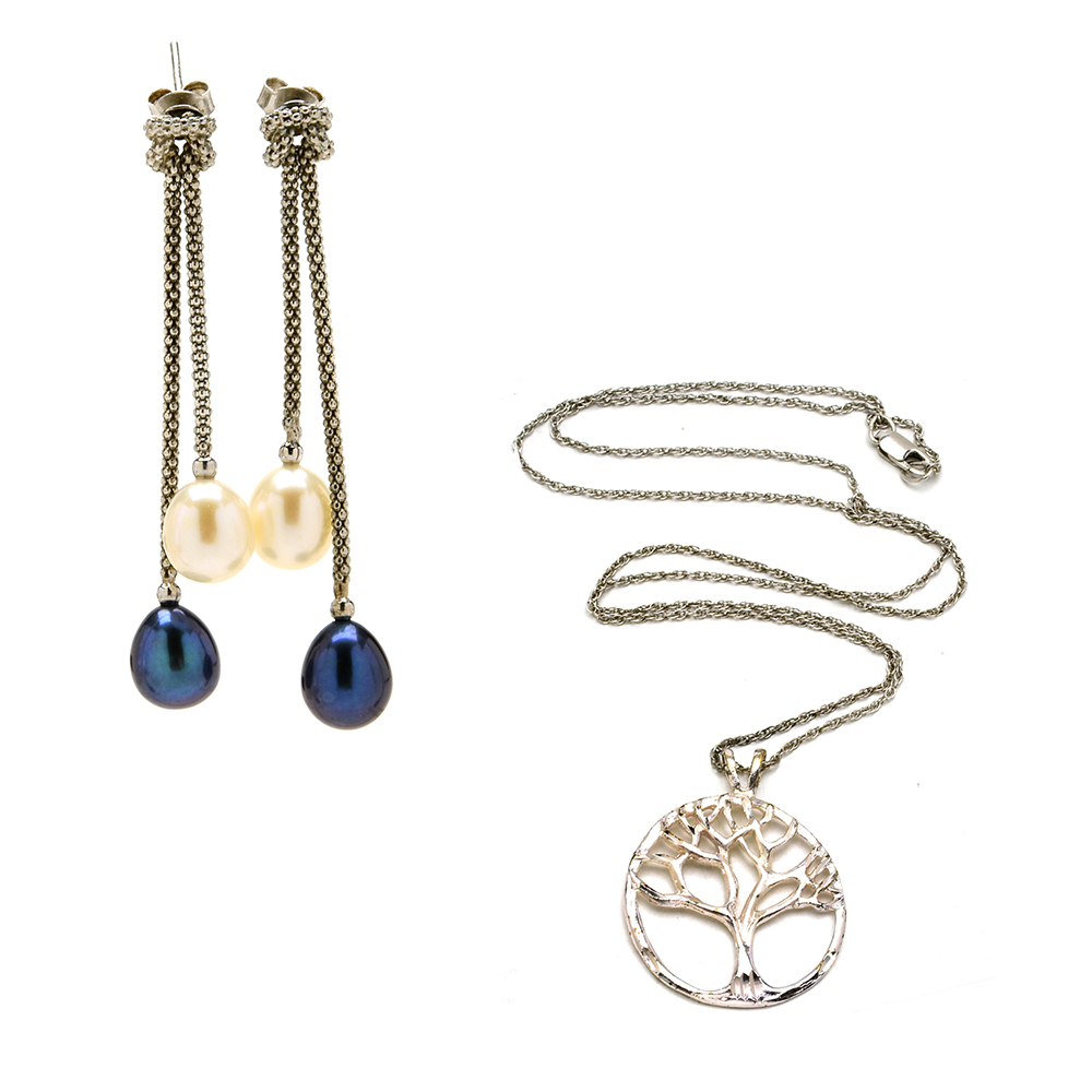 Group of Sterling Silver Jewelry