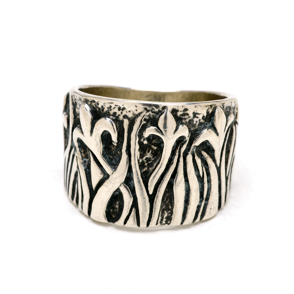 Sterling Multi-Stone Pendant Necklace and Israeli Sterling Ring