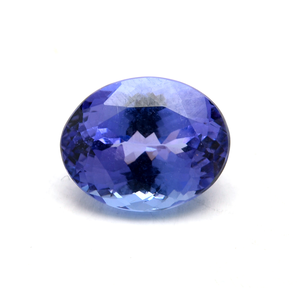 Loose 3.07 CT Oval Faceted Cut Tanzanite Gemstone