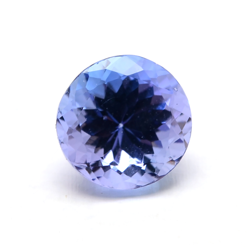 Loose 0.80 CT Round Cut Tanzanite Gemstone
