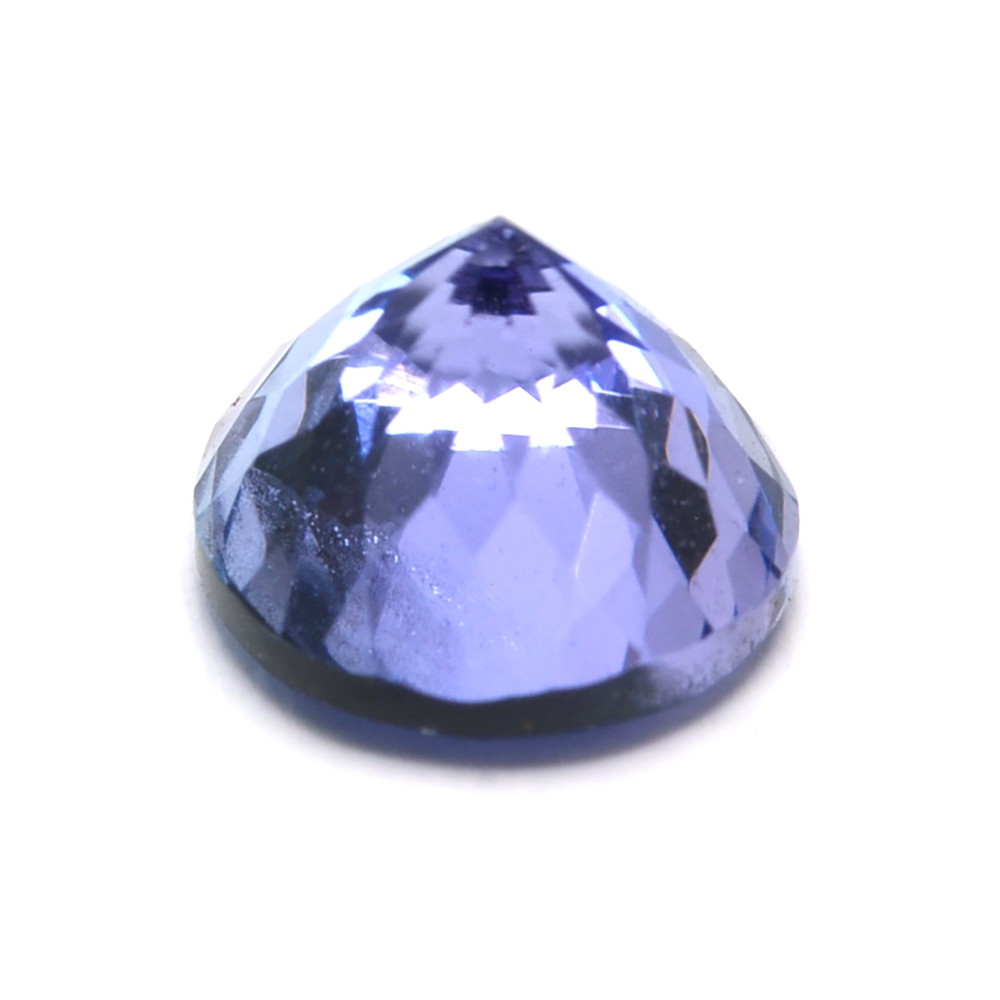 Loose 0.80 CT Round Cut Tanzanite Gemstone