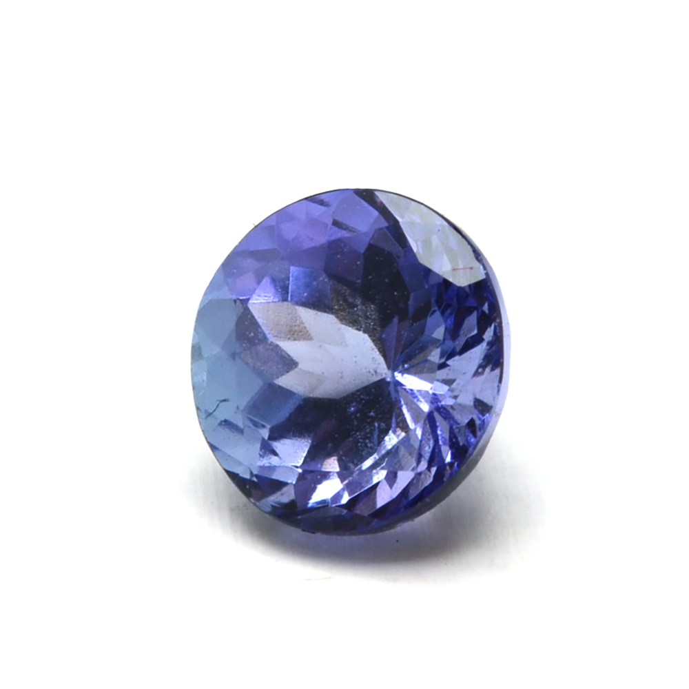 Loose 0.80 CT Round Cut Tanzanite Gemstone