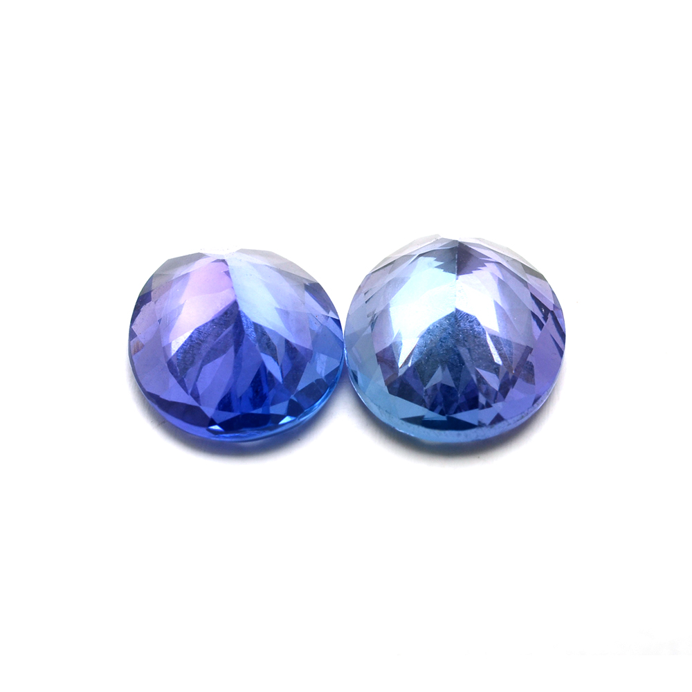 Two Loose 4.59 CTW Oval Faceted Cut Tanzanite Gemstones