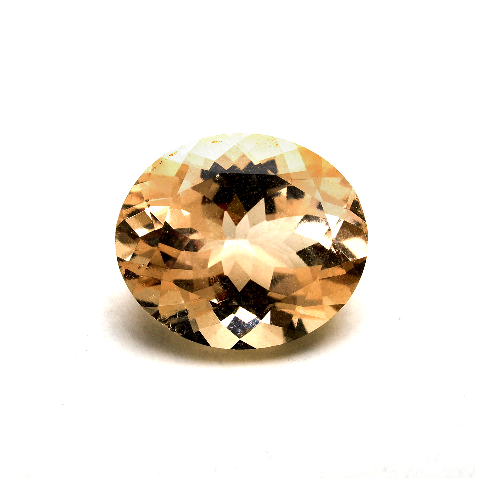 Loose 3.94 CT Oval Brilliant Cut Morganite Gemstone