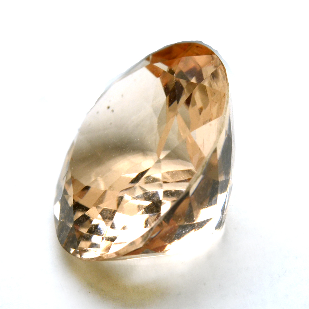 Loose 3.94 CT Oval Brilliant Cut Morganite Gemstone