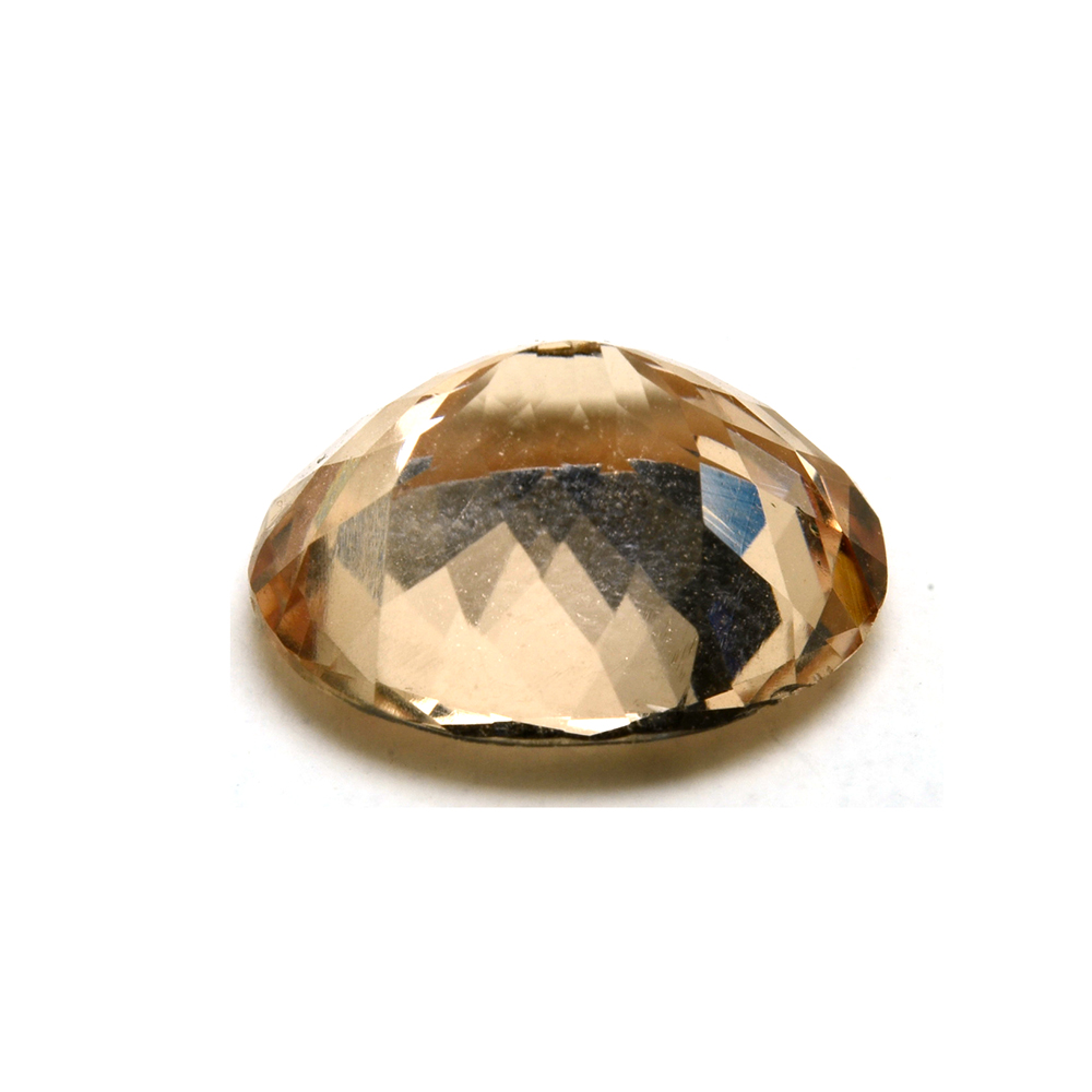 Loose 3.94 CT Oval Brilliant Cut Morganite Gemstone