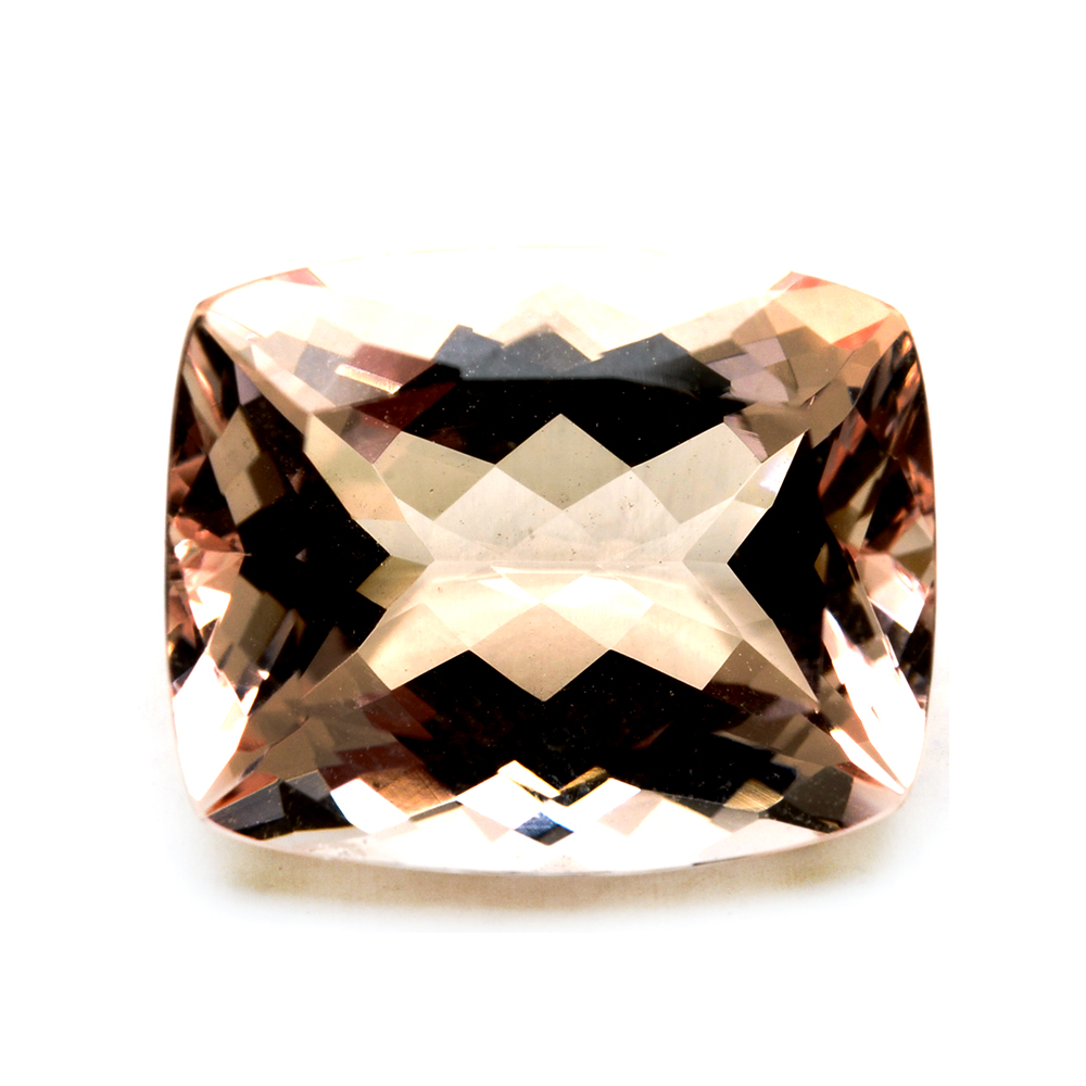 Loose 5.04 CT Rectangular Cushion Cut Morganite Gemstone