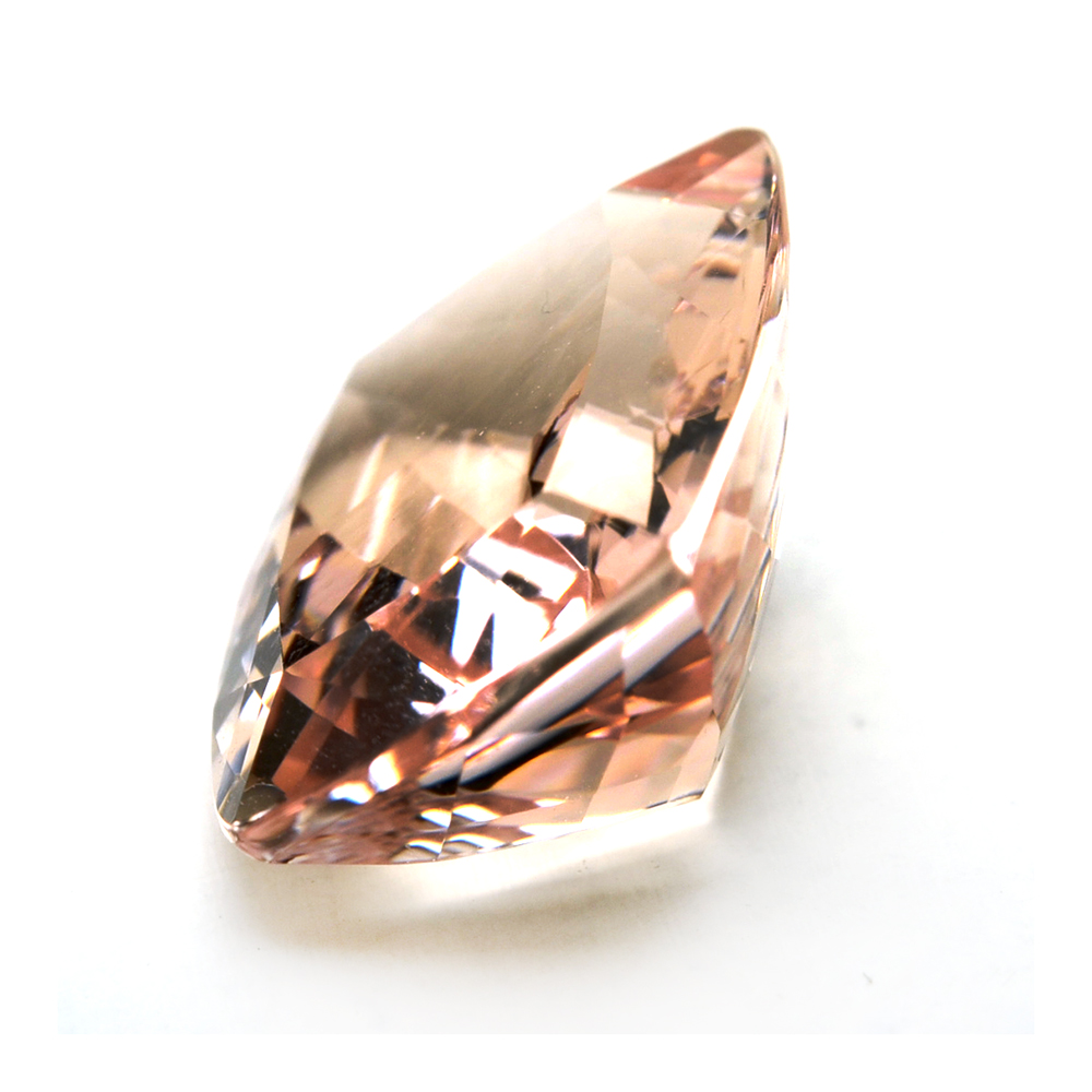 Loose 5.04 CT Rectangular Cushion Cut Morganite Gemstone