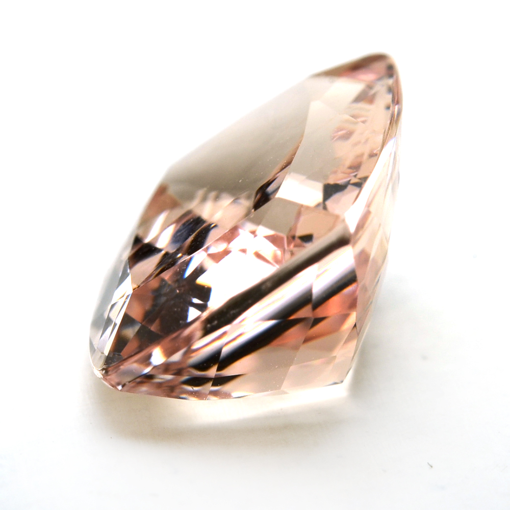 Loose 5.04 CT Rectangular Cushion Cut Morganite Gemstone