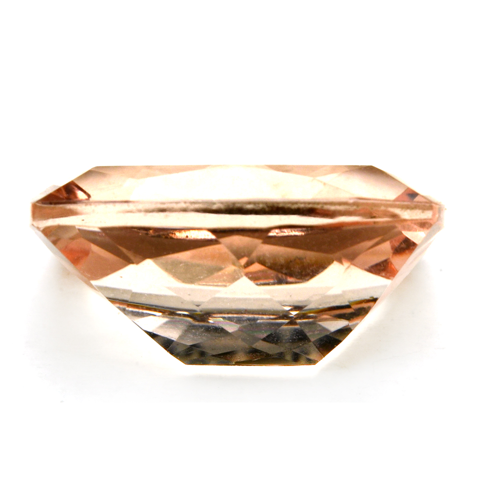 Loose 6.45 CT Rectangular Cushion Cut Morganite Gemstone