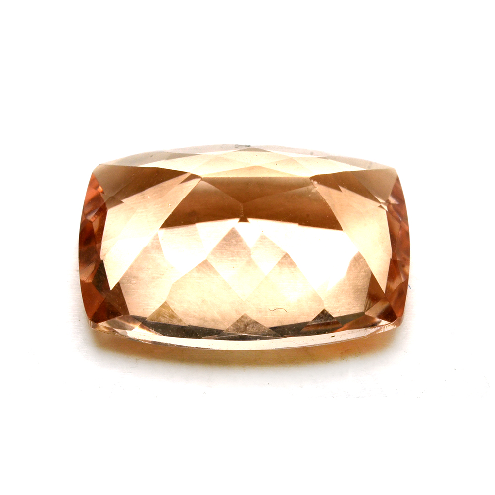 Loose 6.45 CT Rectangular Cushion Cut Morganite Gemstone