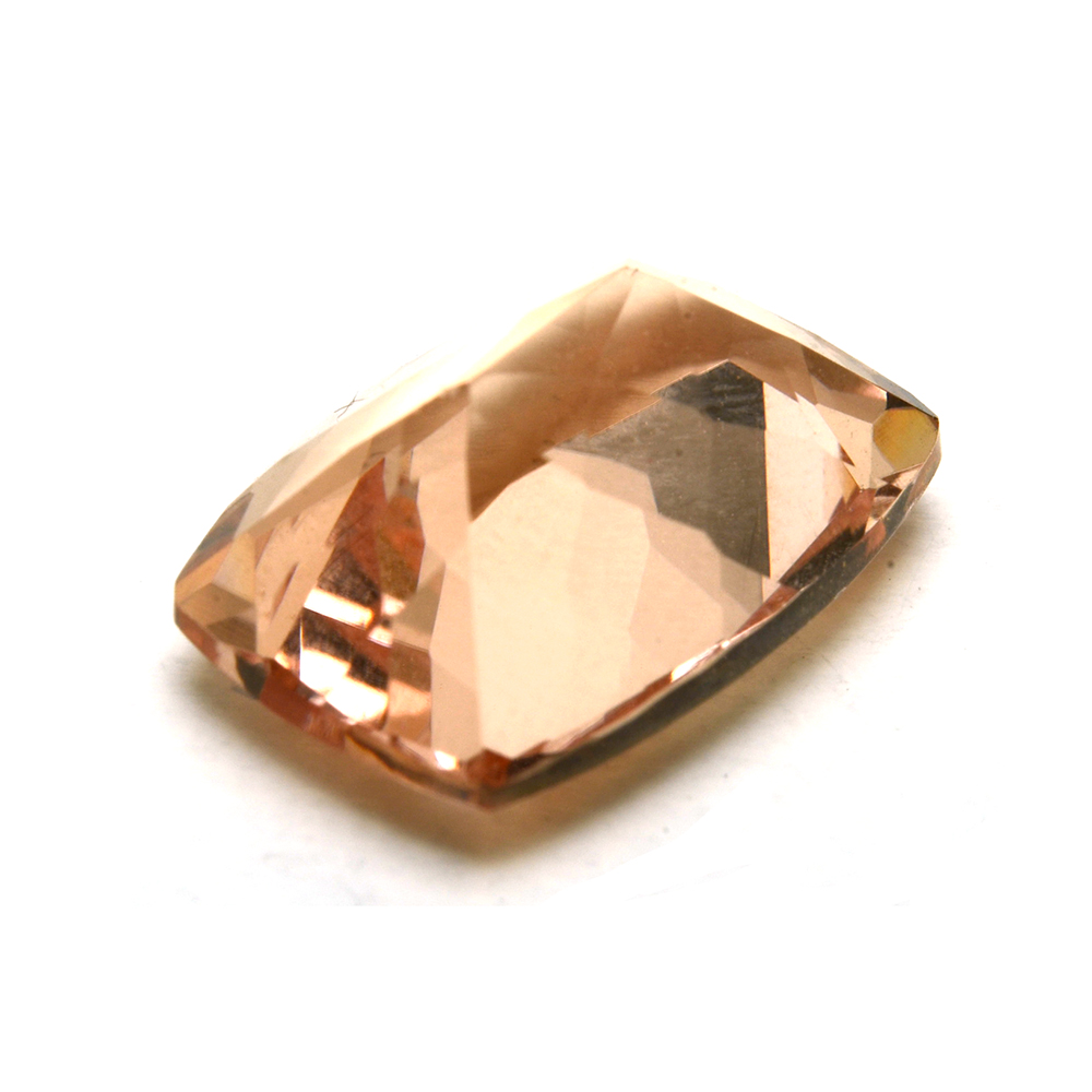 Loose 6.45 CT Rectangular Cushion Cut Morganite Gemstone