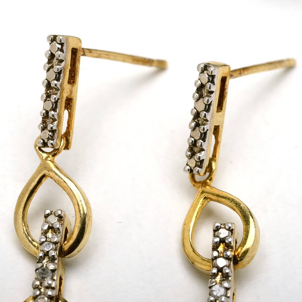 Group of Sterling Silver Jewelry Including a Peridot Ring