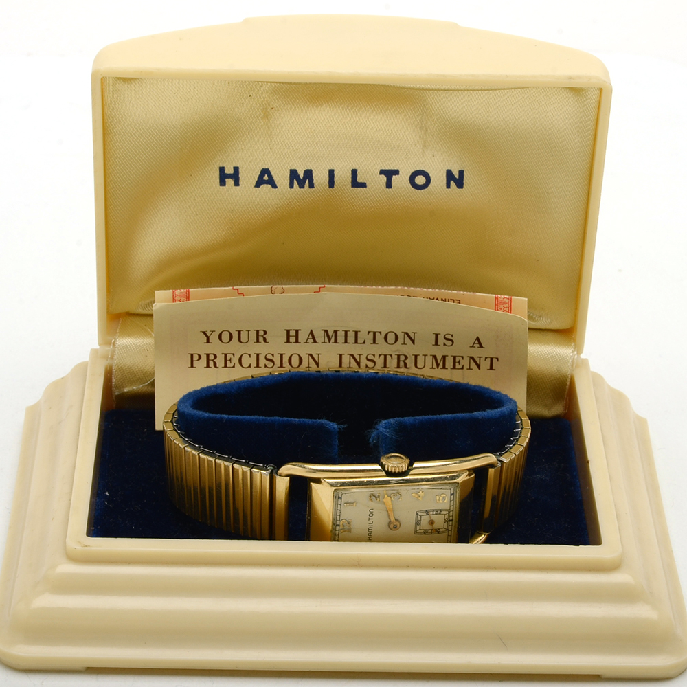 Men's Vintage Hamilton 14K Gold Filled Watch
