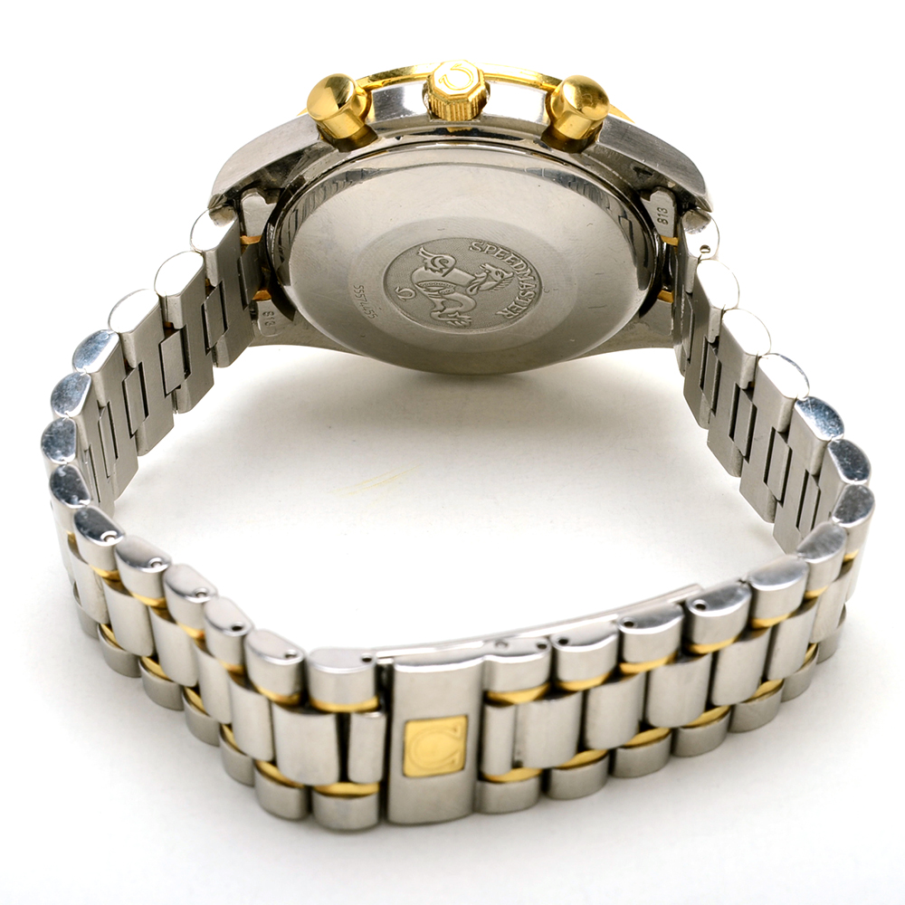 Men's Omega Speedmaster 18K Gold and Steel Automatic Watch