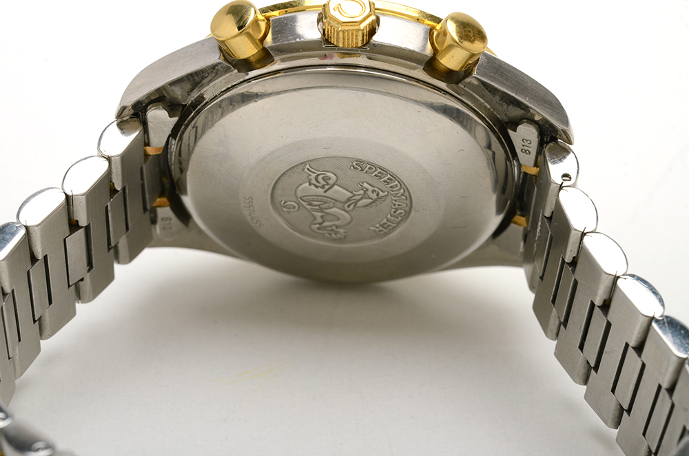 Men's Omega Speedmaster 18K Gold and Steel Automatic Watch