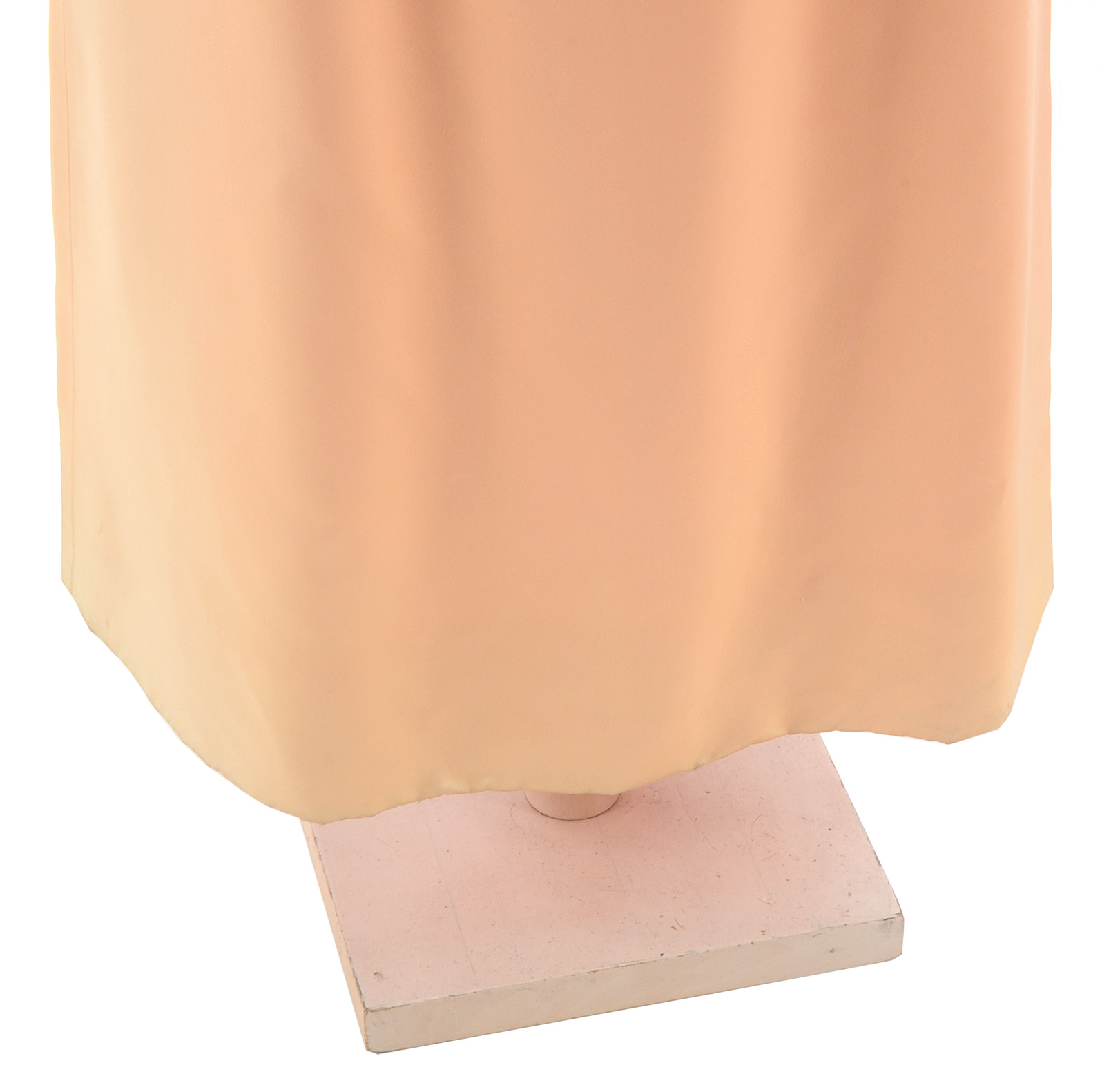 1960s Embellished Satin Maxi Dress