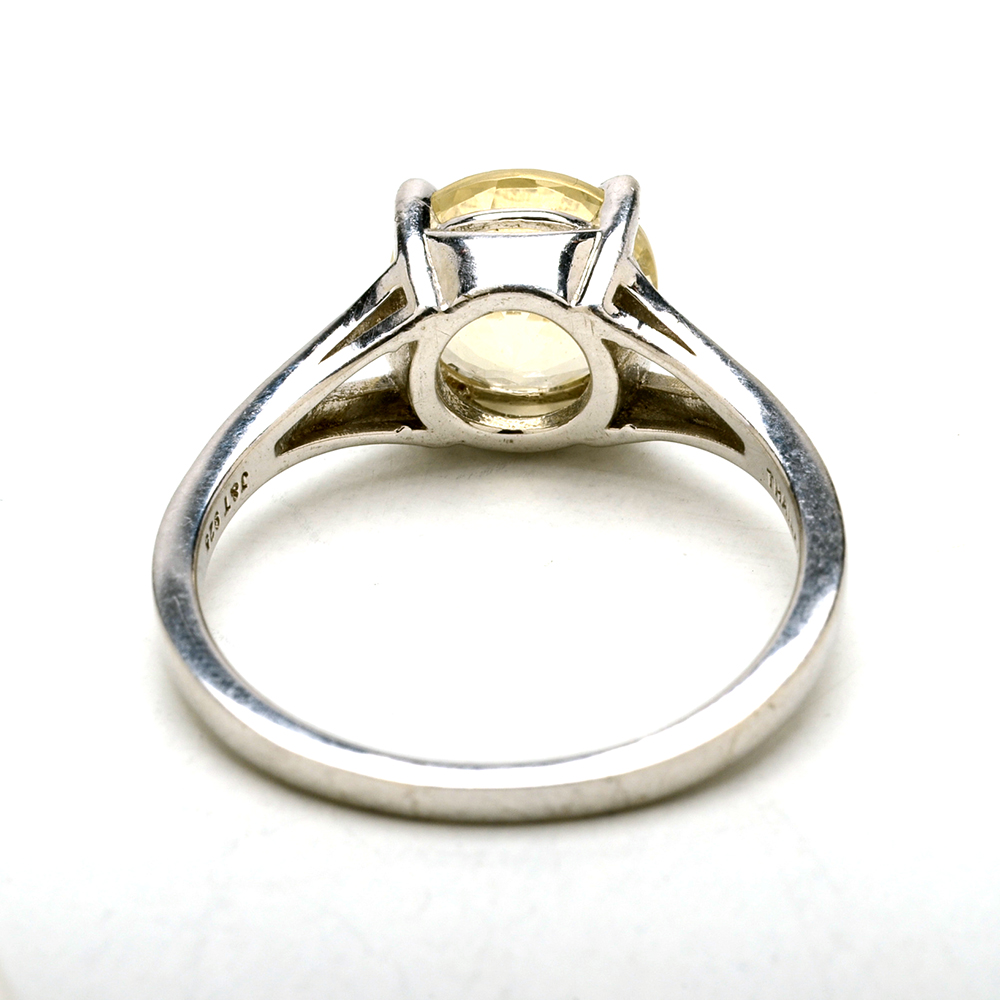 Three Sterling Silver Rings with Semi-Precious Gemstones