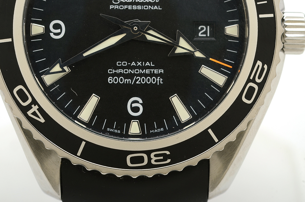 Omega Seamaster Planet Ocean Black Co-Axial 45.50 mm AutoSteel