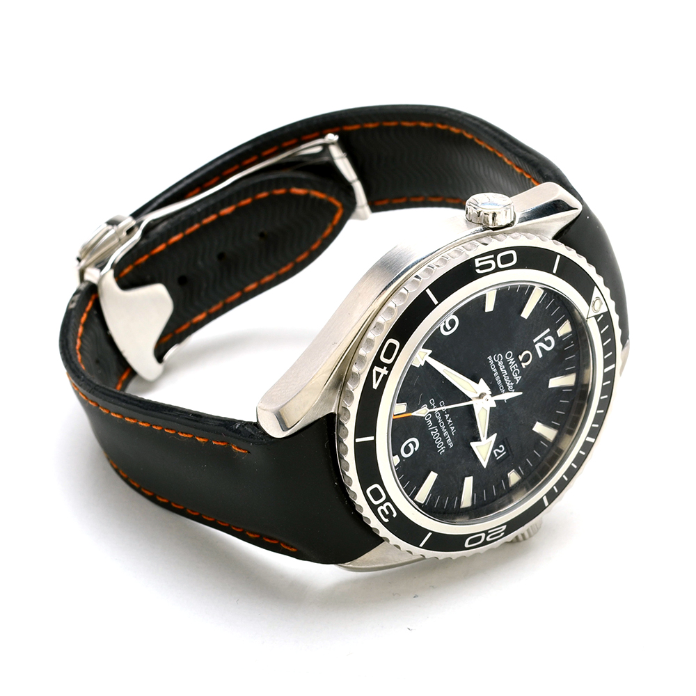 Omega Seamaster Planet Ocean Black Co-Axial 45.50 mm AutoSteel
