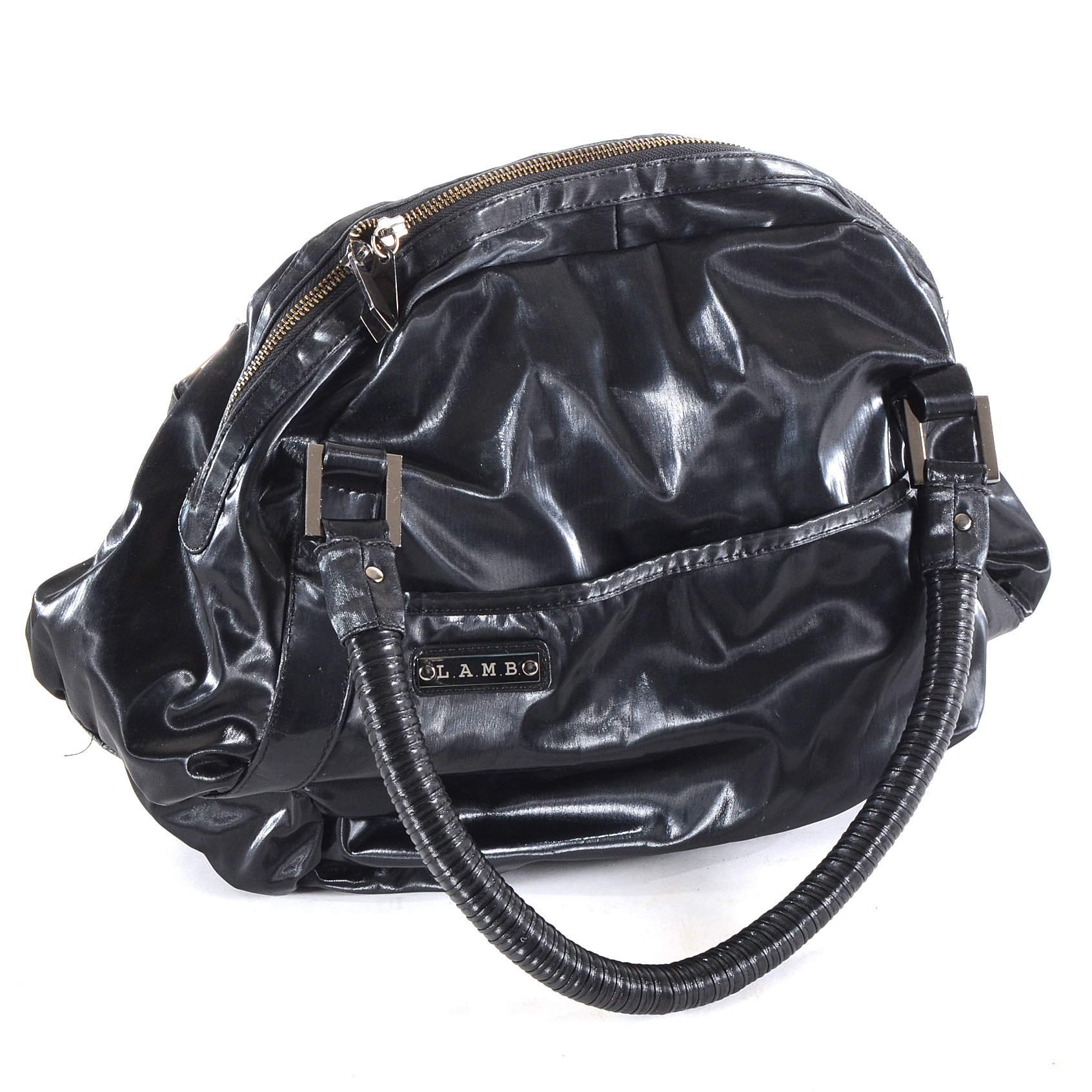 L.A.M.B. Coated Nylon Hobo Bag