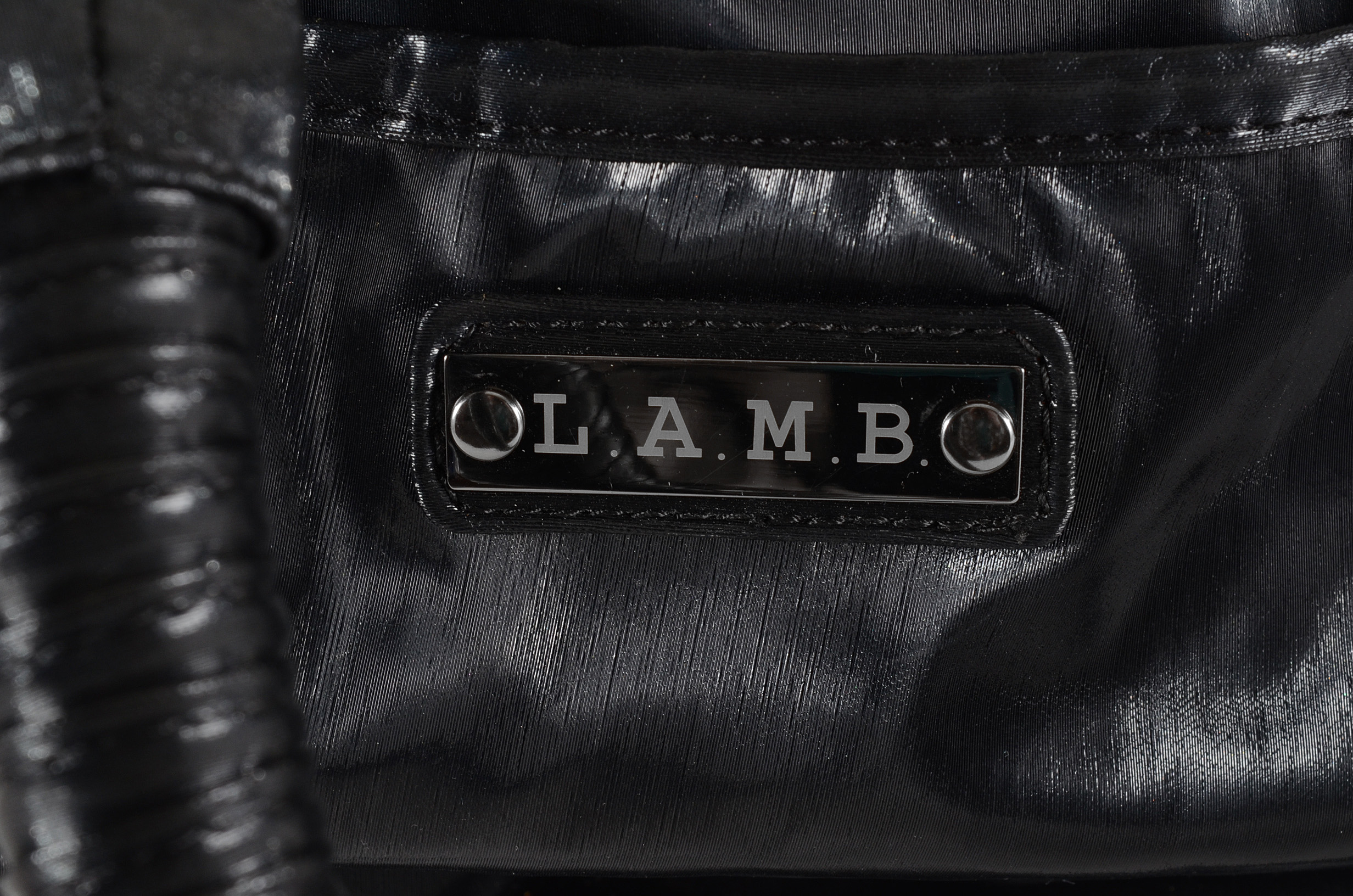 L.A.M.B. Coated Nylon Hobo Bag