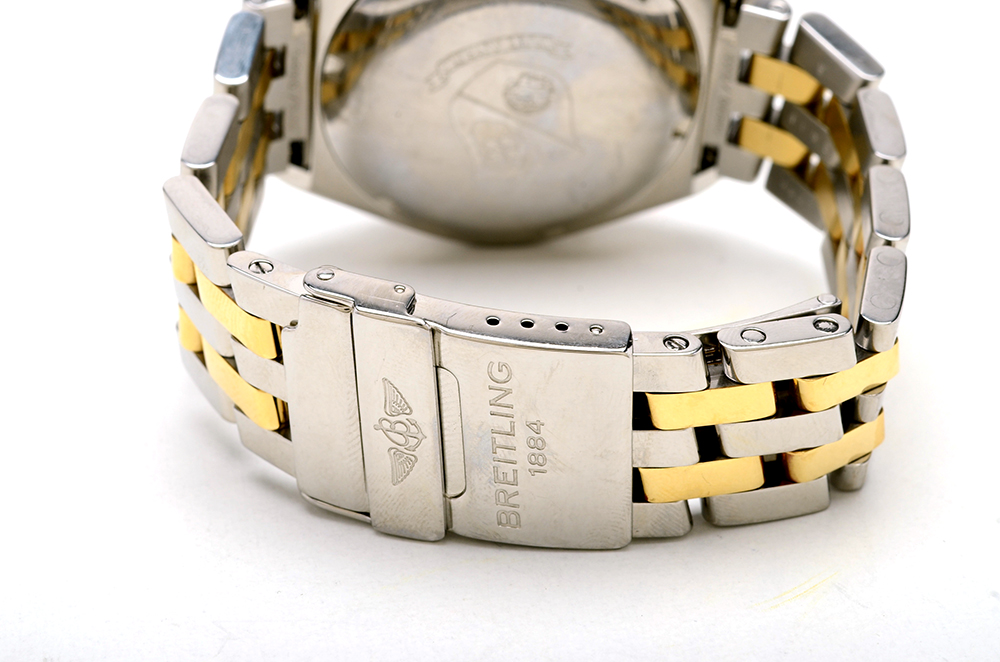 Breitling Chrono 18K Gold & Steel Blue Angels LIMITED Automatic