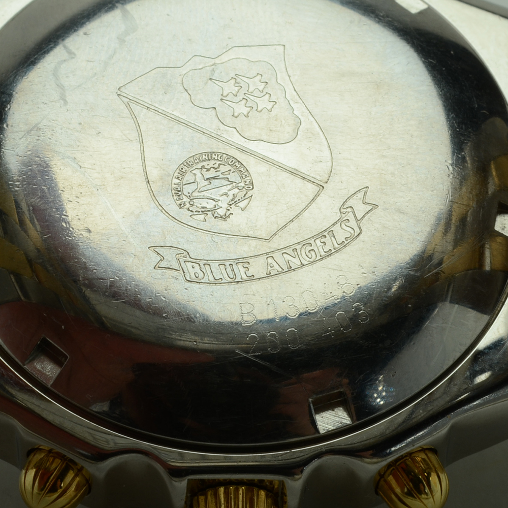 Breitling Chrono 18K Gold & Steel Blue Angels LIMITED Automatic