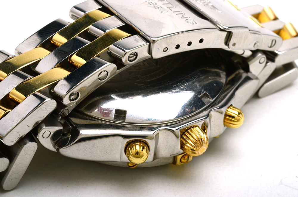 Breitling Chrono 18K Gold & Steel Blue Angels LIMITED Automatic