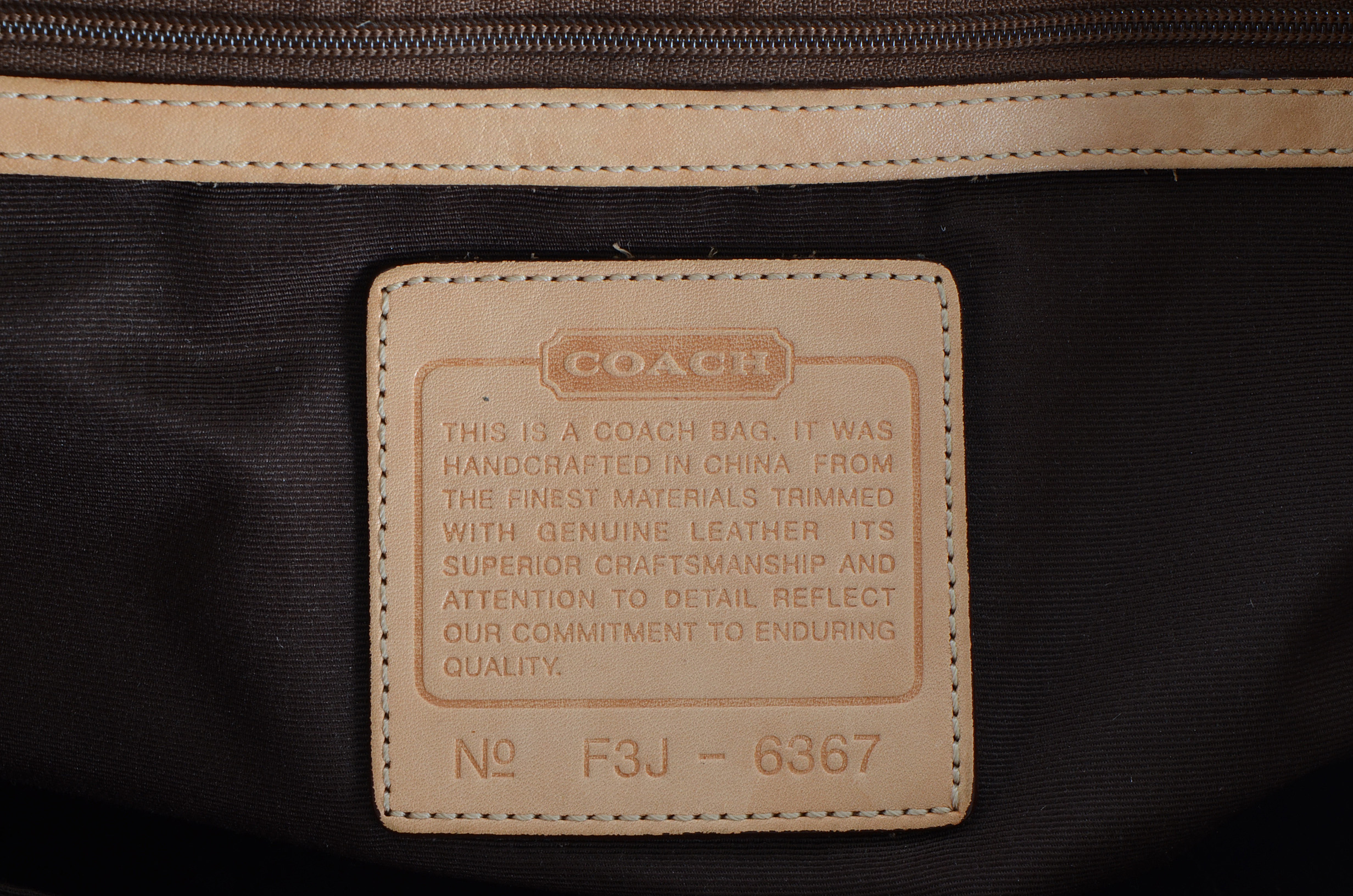 Coach Large Signature Canvas and Leather Tote
